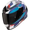SCORPION Casco EXO-491 ABILIS Blu Rosso SCORPION