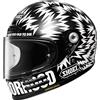 SHOEI Casco GLAMSTER 06 NEIGHBORHOOD X DSC TC-5 Nero Bianco SHOEI