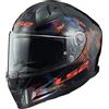 LS2 Casco FF811 VECTOR II KAMO Titanio Rosso LS2