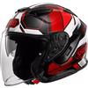 SHOEI Casco J-CRUISE 3 WHIZZY TC-1 Rosso Nero SHOEI