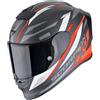 SCORPION Casco EXO-R1 EVO Carbon AIR RUNNER Bianco Rosso SCORPION