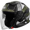SHOEI Casco J-CRUISE 3 WHIZZY TC-11 Verde Nero SHOEI
