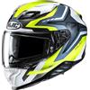 HJC Casco F71 FES Giallo Blu Opaco HJC