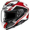 HJC Casco F71 TOZZ Bianco Rosso HJC
