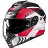 HJC Casco C91N KAON Rosso Bianco HJC