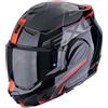 SCORPION Casco EXO-TECH EVO TRAVELLER Nero Rosso SCORPION