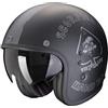 SCORPION Casco BELFAST EVO SPADE Nero Opaco Argento SCORPION