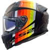 LS2 Casco FF811 VECTOR 2 FREEDOM Nero Arancione LS2