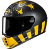 HJC Casco V10 CRANIA Nero Giallo Opaco HJC