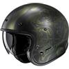 HJC Casco V31 FLAME Nero Verde Opaco HJC