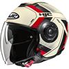 HJC Casco i40N VELU Nero Rosso Beige HJC