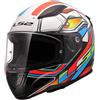 LS2 Casco FF353 RAPID II XDRON Bianco Multicolor LS2