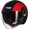 NOLAN Casco N21 VISOR 06 BICROMO Nero Rosso NOLAN