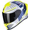 SCORPION Casco EXO-R1 AIR VICTORY EVO Bianco Blu SCORPION