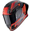 SCORPION Casco EXO-R1 EVO 2 AIR VITAL Argento Nero Rosso SCORPION