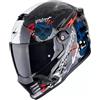 SCORPION Casco COVERT FX SKULLZ Nero Rosso SCORPION