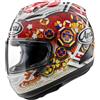 ARAI Casco RX-7 V EVO NAKAGAMI GP3 Rosso Bianco ARAI