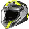 HJC Casco F100 BIOS Grigio Giallo HJC