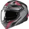 HJC Casco F100 BIOS Grigio Rosa HJC