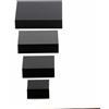 A Bijoux Base Espositore Acrilico Supporto per Minéraux. 10 Pezzi Nero 20 x 20 X 20 MM