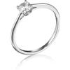 inSCINTILLE Anello Solitario Donna Argento 925 con Zirconia Cubica, Anello Fidanzamento con Confezione Regalo (Argento, 20)