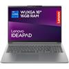 Lenovo IdeaPad Slim 5i Notebook 16 - Intel Core 7 240H, RAM 16GB, 1TB SSD, Grafica Intel Integrata, Display 16 pollici WUXGA (1920x1200) IPS, Windows 11 Home - Luna Grey