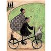 Pyramid International Sam Toft Gran Day Out, 60 x 80 cm, Tela Double Decker Bike