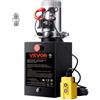 VEVOR Pompa Idraulica CC 12V Capienza ca. 19L Centralina Idraulica ad Azione Singola Flusso d'Olio ca. 3,44 L/min Pressione Massima di 22 MPa, Pompa per Montacarichi Auto Camion Rimorchio da Garage