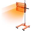 VEVOR Lampada Polimerizzante a Infrarossi 2200 W Temporizzazione 1-60 Minuti Lampada Polimerizzante per Auto con Riscaldamento Automatico con Staffa, per Area di Cottura 0,48 ㎡ per Riparazione in Loco