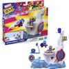 Hasbro Marvel Stunt Squad Tower Smash Playset, Capitan America vs Thanos, action figure supereroi da 3,8 cm, giocattoli Marvel per bambini dai 4 anni in su