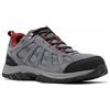 Columbia Redmond 3 WP, Scarpe da Trekking Basse Uomo, Ti Grey Steel/Black 2024, 42.5 EU