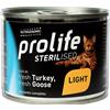 Prolife Cat Wet Sterilised Light Turkey Goose 200g Lattina