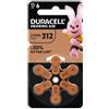 DURACELL EASY TAB312 MARRONE- BLISTER 6 BATTERIE DA312-MELDU79R1