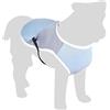 Flamingo Cappotto Cane - Cappotto rinfrescante Frozen Blu Grigio S - 30 cm - Assorbente - Regolabile - Chiusura a clic