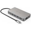 HYPER HDM1H replicatore di porte e docking station per laptop USB 3.2 Gen 1 (3.1 1) Type-C Stainless steel [HDM1H-GL]