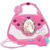 Lexibook, Unicorn, Borsa per karaoke con microfono, voice changer, canzoni demo, effetti luce, microfono incluso, ingresso aux-in, rosa/blu, K102UNI