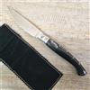 Ladymsardegna COLTELLO ARTIGIANALE 23,5 CM arburesa manico corno di Montone scanno ANIMA
