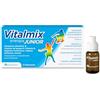 VITALMIX MONTEFARMACO Junior, Integratore Alimentare Energizzante, Stanchezza Fisica di Ragazzi e Adolescenti, Energia Fisica e Difese Immunitarie - 12 Flaconi Monodose, Senza Lattosio e Senza Glutine