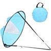 Alomejor Vela da Kayak Pieghevole Portatile Downwind Kayak Sail Kit con Borsa di Stoccaggio per Canoa Barca a Vela Kajak(Lago Blu) Canottaggio