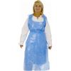 SIAM QUALITY S.R.L. GREMBIULE in LDPE BLU con PETTORINA Pz.50