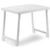 Tavolo da giardino con buco ombrellone 81x56x63 cm