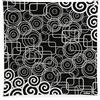 Excelsa Magic Black Piatto/Vassoio, Vetro, 30x30 cm, Multicolore