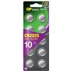 GP CR2025 - Set da 10 | GP Extra | Batterie al Litio a bottone CR 2025 da 3V - Lunga Durata