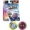 Hasbro (TG. taglia unica) Beyblade Burst QuadStrike Dual Pack, confezione da 2 routine