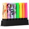 STABILO BOSS ORIGINAL - Evidenziatore - Desk-Set - 4 FLUO & 4 by Ju Schnee - 8 evidenziatori