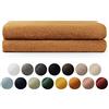 Blumtal Asciugamani Bagno, Set Asciugamani Super Assorbenti, 100% Cotone Certificato Oeko-Tex 100, 2 Asciugamani Bagno (70x140cm), Arancione Zucca