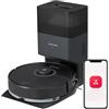 roborock Q7 Max+ Robot aspirapolvere con stazione di aspirazione, spazzola in gomma piena, aspirazione 4200Pa, robot pulitore PreciSense LiDAR Navigazione e mappatura 3D, tappeti, peli di animali, app