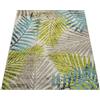 Paco Home Tappeto Urban Jungle verde blu, Dimensione:60x100 cm