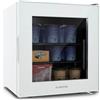 KLARSTEIN IceAge 36 - Piccolo Congelatore, 36L, Mini Freezer con Temperatura Regolabile da 0 a -18°C, Porta in Vetro, LED Interni, 2 Ripiani, Compatto & Efficiente, Freezer per Spazi Ridotti, Bianco