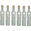 COSE DA CASA 6 Bottiglie in vetro 500ml con tappo per liquori limoncello decorazioni decoupage bomboniera bottigline olio sali minerali collezione